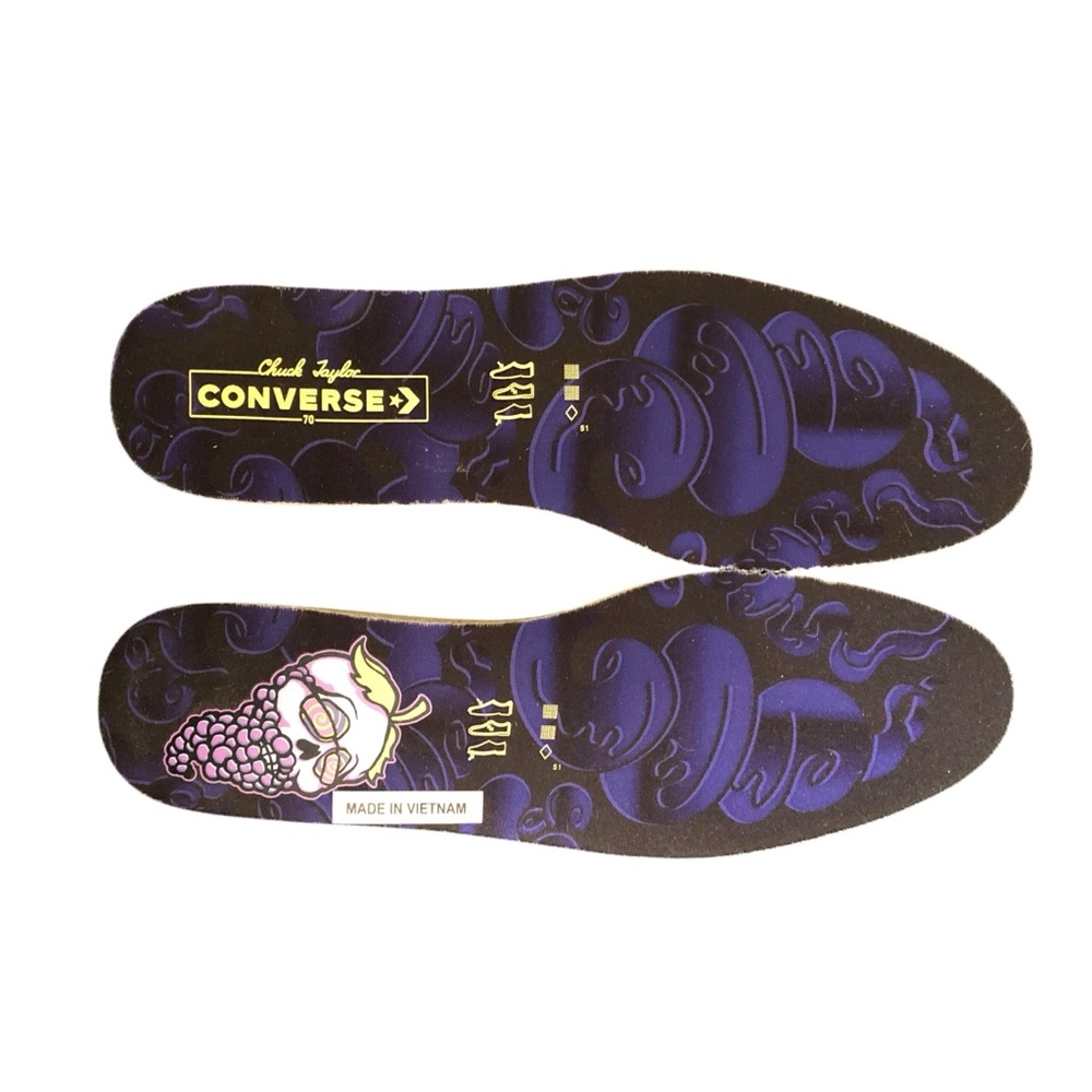 Converse Chuck Taylor 70 Granddaddy Jelly Purple 10.5 Low Top Rainbow - Picture 13 of 14